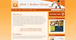 Desktop Screenshot of abtherapy.org